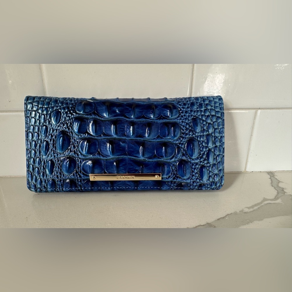 Brahmin Ady Vista Blue Melbourne Wallet no offers
